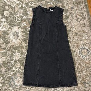 Abercrombie & Fitch Black Jean Dress NWT XS